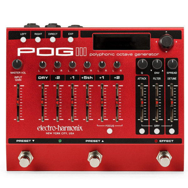 Electro-Harmonix Pog3 effektpedál Poliphonic Octave Generator