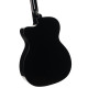 Cort L60CE-BK akusztikus gitár elektronikával, cutaway, fekete