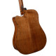 Cort Earth60CE-NAT akusztikus gitár elektronikával, cutaway, fényes natúr