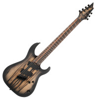 Cort KX507MS Pale Moon-NBB elektromos gitár, 7 húros, Pale Moon ében fedlap, Multi Scale, natúr fekete burst