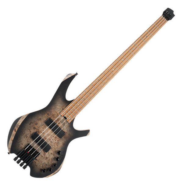 Cort Space4-SDB with bag elektromos basszusgitár, Bartolini hangszedők, fej nélküli, csillagpor fekete