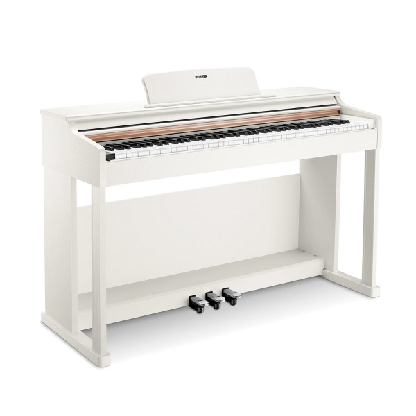 Donner DDP-100 WH kalapácsmechanikás digitális zongora, fehér