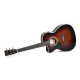 Sigma OMTC-1EL-SB akusztikus gitár elektronikával, balkezes, sunburst