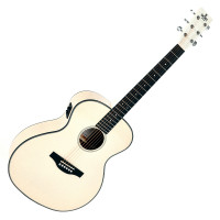 Sigma GM-1E-MFW akusztikus gitár elektronikával, metál fehér