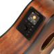 Cort Earth-GO-OPBB with bag akusztikus gitár HyVibe H2 elektronikával, matt barna burst Cort Earth-GO-OPBB with bag akusztikus gitár HyVibe H2 elektronikával, matt barna burst