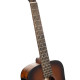 Cort Earth-GO-OPBB with bag akusztikus gitár HyVibe H2 elektronikával, matt barna burst Cort Earth-GO-OPBB with bag akusztikus gitár HyVibe H2 elektronikával, matt barna burst