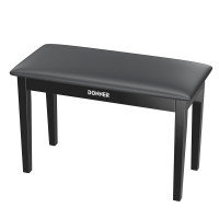Donner PianoBench-Duet DUET zongoraszék tárolóval, fekete