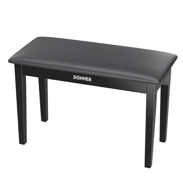Donner PianoBench-Duet DUET zongoraszék tárolóval, fekete