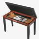 Donner PianoBench-Duet DUET zongoraszék tárolóval, fekete