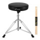 Donner DrumThrone állítható dobszék, ajándék juhar dobverővel