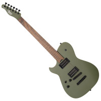 Cort MBM-2H-B-LH-SOG elektromos gitár, Matt Bellamy Signature modell, humbucker szett, balkezes, matt oliva zöld