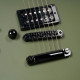 Cort MBM-2H-B-LH-SOG elektromos gitár, Matt Bellamy Signature modell, humbucker szett, balkezes, matt oliva zöld