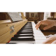 Donner R300-Oura-LW digitális zongora, Donner design, súlyozott, fokozatos kalapácsmechanikás, 88 billentyű, világos faerezet