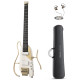 Donner Hush-X Pro White Luxe Hush-X Pro silent gitár, White Luxe