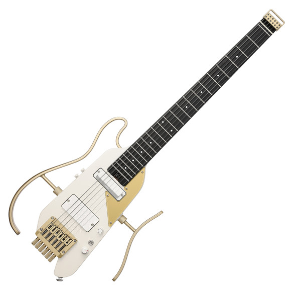Donner Hush-X Pro White Luxe Hush-X Pro silent gitár, White Luxe