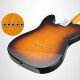 Donner DJC-1000-SB elektromos jazz thinline gitár, sunburst