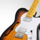 Donner DJC-1000-SB elektromos jazz thinline gitár, sunburst