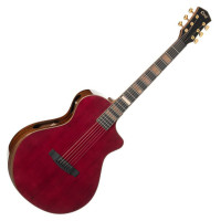 Cort ModernBurgundy-TBD with case akusztikus gitár, oldalsó hanglyukakkal, Fishman elektronikával, félkemény tokkal, áttetsző bordó Cort ModernBurgundy-TBD with case akusztikus gitár, oldalsó hanglyukakkal, Fishman elektronikával, félkemény tokkal, áttetsző bordó