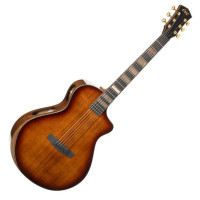 Cort ModernBurst-TSB with case akusztikus gitár, oldalsó hanglyukakkal, Fishman elektronikával, félkemény tokkal, Tobacco Sunburst Cort ModernBurst-TSB with case akusztikus gitár, oldalsó hanglyukakkal, Fishman elektronikával, félkemény tokkal, Tobacco Sunburst