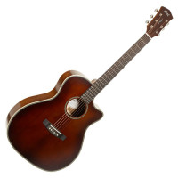 Cort ES-GA4-Special-BRSG akusztikus gitár Fishman elektronikával, középfényű barna burst
