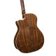 Cort Exotic-GA-Walnut-SS akusztikus gitár elektronikával, Carlo Walnut, Sunburst Cort Exotic-GA-Walnut-SS akusztikus gitár elektronikával, Carlo Walnut, Sunburst