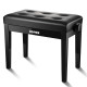 Donner PianoBench-Adjustable állítható magasságú zongoraszék, fekete Donner PianoBench-Adjustable állítható magasságú zongoraszék, fekete
