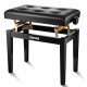 Donner PianoBench-Adjustable állítható magasságú zongoraszék, fekete Donner PianoBench-Adjustable állítható magasságú zongoraszék, fekete
