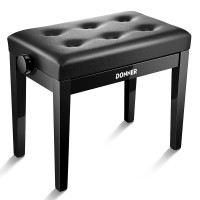 Donner PianoBench-Adjustable állítható magasságú zongoraszék, fekete Donner PianoBench-Adjustable állítható magasságú zongoraszék, fekete