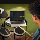 Donner DED-80-WH elektromos dobszett kezdőknek, tartozékokkal, fehér Donner DED-80-WH elektromos dobszett kezdőknek, tartozékokkal, fehér