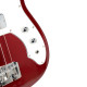 Cort Retro-304-CAR with bag Retro elektromos basszusgitár, piros - elérhető 2026 szeptembere után