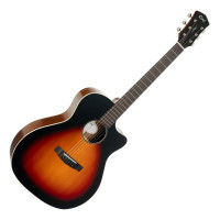 Cort Core-GA-FKoa-LBSG with bag akusztikus gitár Fishman elektronikával, All solid, tokkal, Formosan Koa, világos burst - elérhető 2026 szeptembere után Cort Core-GA-FKoa-LBSG with bag akusztikus gitár Fishman elektronikával, All solid, tokkal, Formosan Koa, világos burst - elérhető 2026 szeptembere után