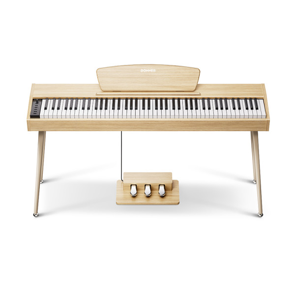 Donner DHP-100Pro-Beige kalapácsmechanikás digitális zongora Donner DHP-100Pro-Beige kalapácsmechanikás digitális zongora