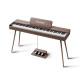 Donner DHP-200Pro-Walnut nehéz kalapácsmechanikás digitális zongora