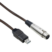 Bespeco BMUSB200 USB mikrofonkábel USB-XLR