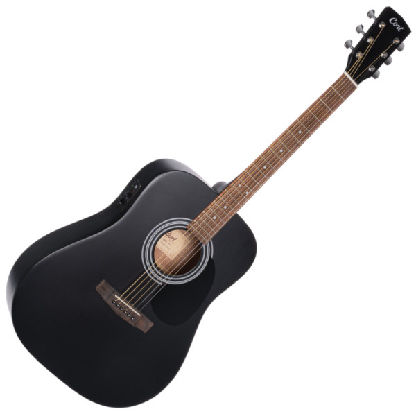 Cort AD810E-BKS akusztikus gitár elektronikával, matt fekete