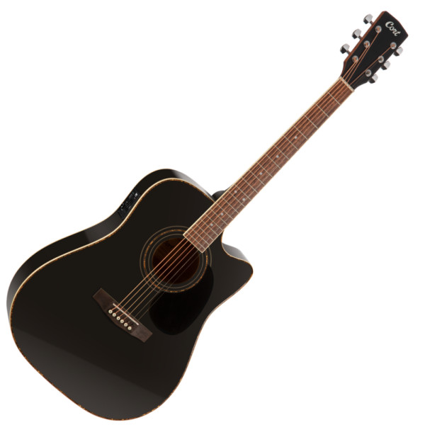 Cort AD880CE-BK akusztikus gitár elektronikával, fekete