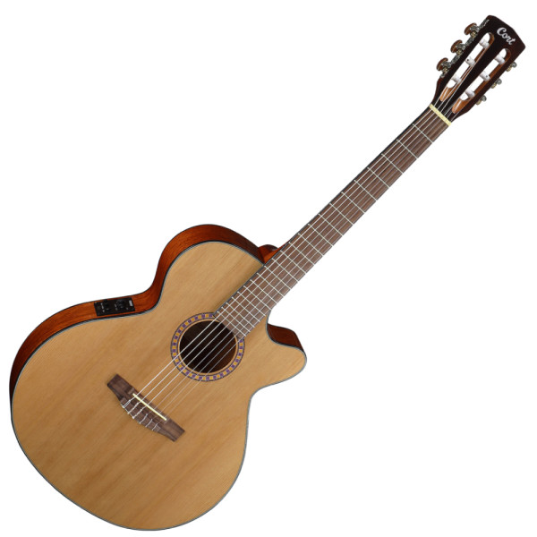 Cort CEC-5-NAT klasszikus gitár Fishman elektronikával, natúr Cort CEC-5-NAT klasszikus gitár Fishman elektronikával, natúr