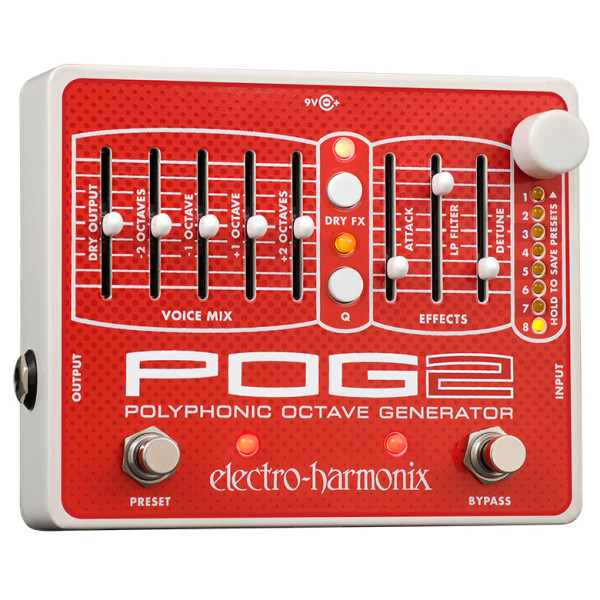Electro-Harmonix Pog2 effektpedál Poliphonic Octave Generator