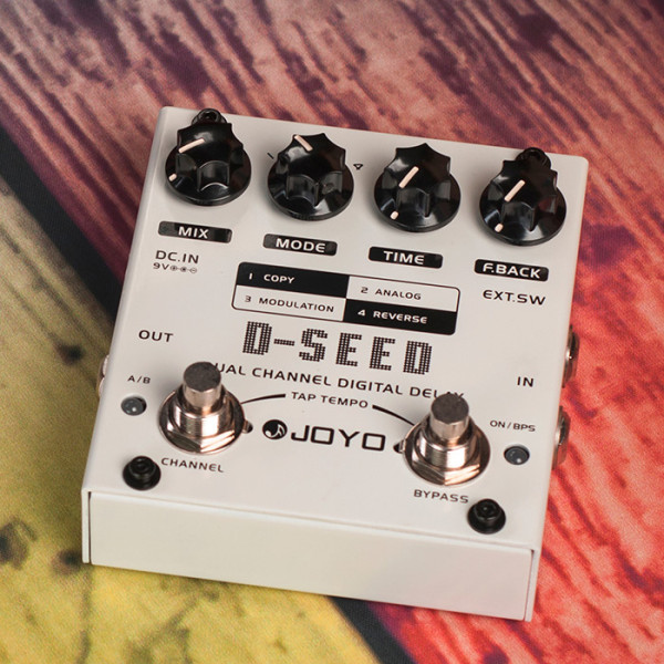 Joyo D-Seed effektpedál, Digital Delay Dual Channel Tap Tempo